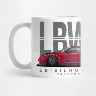 LBWK Silhouette GTR R35 (Vibrant Red) Mug